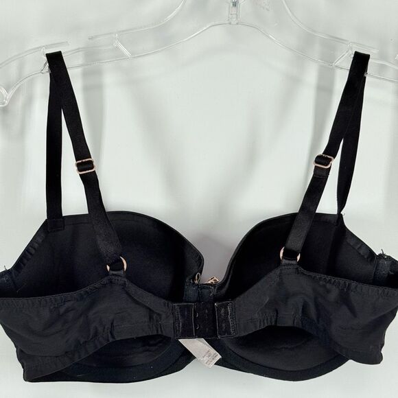 Victoria’s Secret balconet padded underwire black bra size 34D - Picture 3 of 5